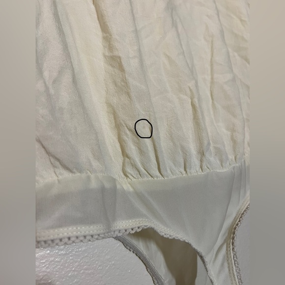 Intimately Free People — Cleo Draped Split Neck Short Sleeve Bodysuit - Picture 8 of 9